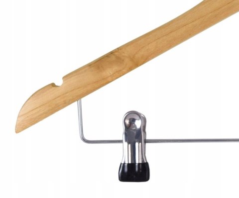 DREWNIANY WIESZAK Z KLIPSAMI HENRYK 1 SZTUKA