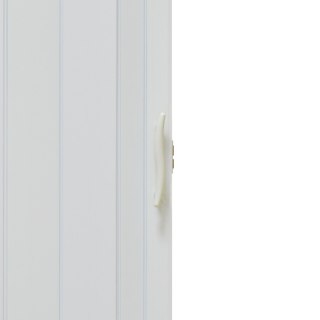 DRZWI HARMONIJKOWE 001P BIAŁY MAT - 100 CM