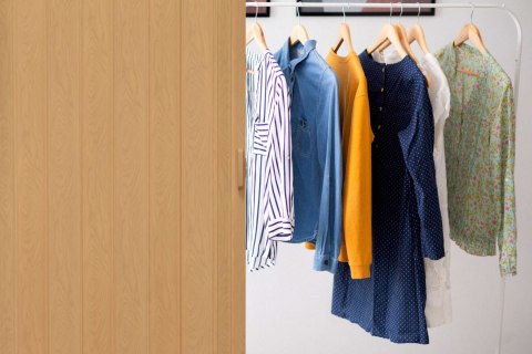 DRZWI HARMONIJKOWE 004 02 JASNY DĄB 90 CM