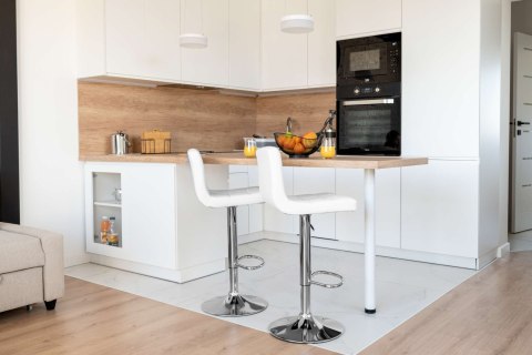 HOKER KRZESŁO BAROWE ARAKO BIAŁE