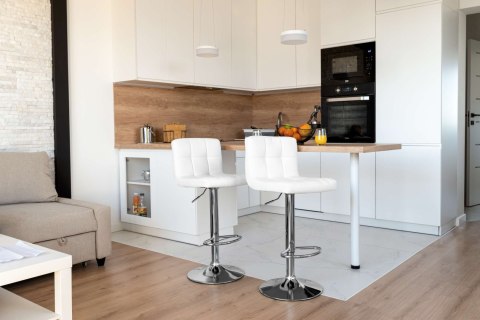 HOKER KRZESŁO BAROWE ARAKO BIAŁE