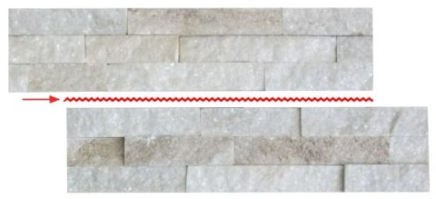 KAMIEŃ NATURALNY NAKOS SLIM 18X35 CM - 0,441 M2