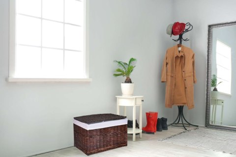 KUFER WIKLINOWY BRĄZOWY 160 L