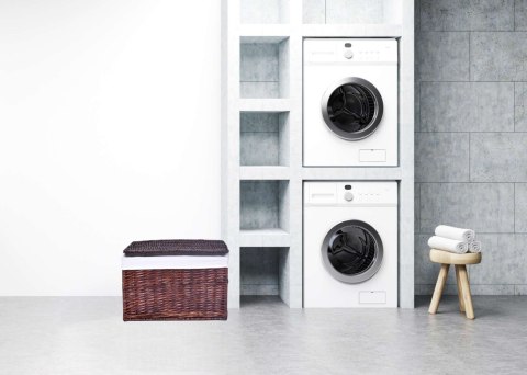 KUFER WIKLINOWY BRĄZOWY 160 L