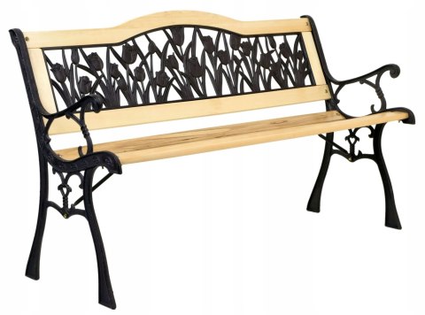 ŁAWKA OGRODOWA ŻELIWNA TULIPAN