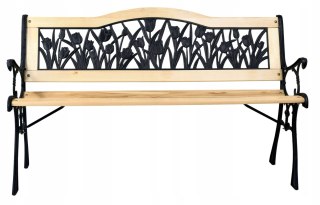 ŁAWKA OGRODOWA ŻELIWNA TULIPAN