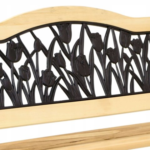 ŁAWKA OGRODOWA ŻELIWNA TULIPAN