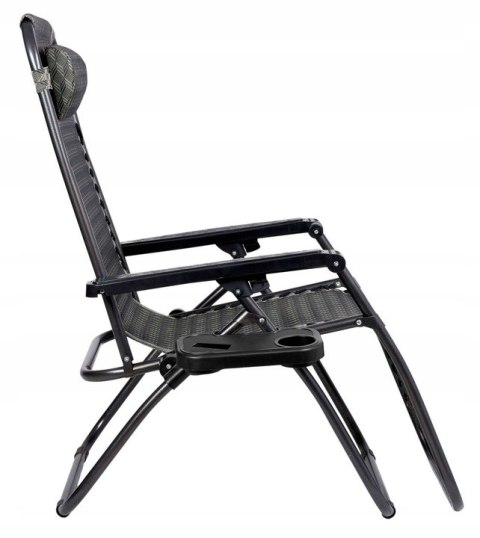 LEŻAK OGRODOWY ORION ZERO GRAVITY BRĄZ JODEŁKA