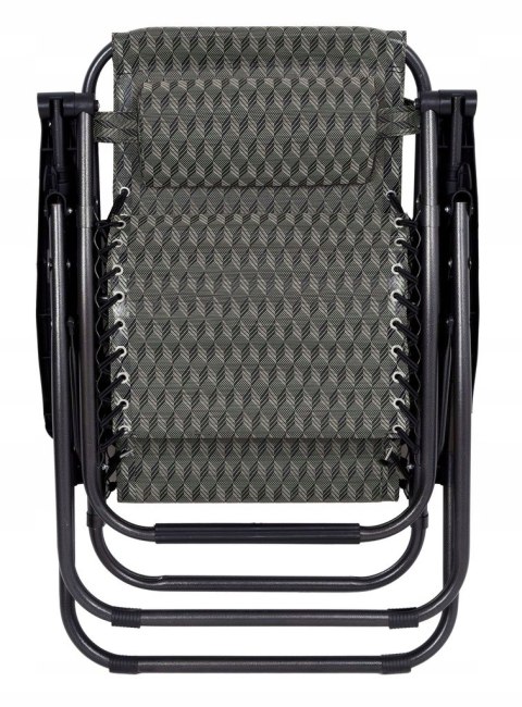 LEŻAK OGRODOWY ORION ZERO GRAVITY BRĄZ JODEŁKA