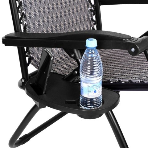 LEŻAK OGRODOWY ORION ZERO GRAVITY BRĄZ JODEŁKA