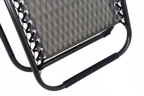 LEŻAK OGRODOWY ORION ZERO GRAVITY BRĄZ JODEŁKA