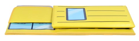 POJEMNIK NA ZABAWKI AUTOBUS ŻÓŁTY