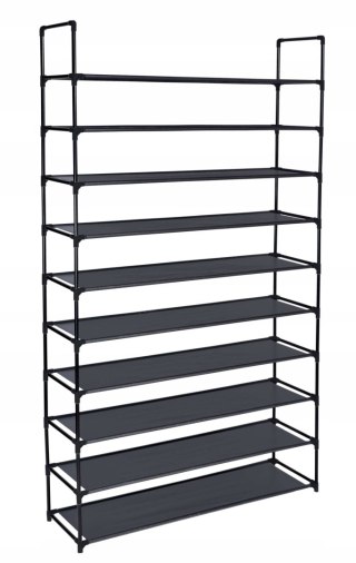 PÓŁKA NA BUTY MELA - 50 PAR - CZARNA