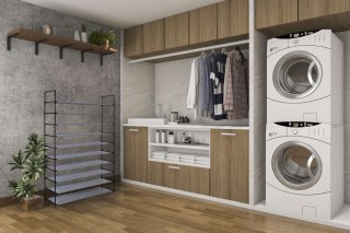 PÓŁKA NA BUTY MELA - 50 PAR - SZARA