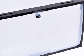 PUDEŁKO NA BUTY TRANSPARENTNE Z CZARNĄ RAMKĄ 1 SZTUKA