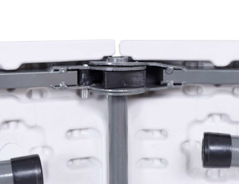 STÓŁ CATERINGOWY FETA WHITE SKŁADANY W WALIZKĘ 180 CM BIAŁY