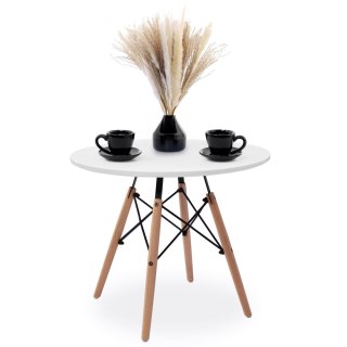 STOLIK OKRĄGŁY PARIS DTW 60 CM BIAŁY