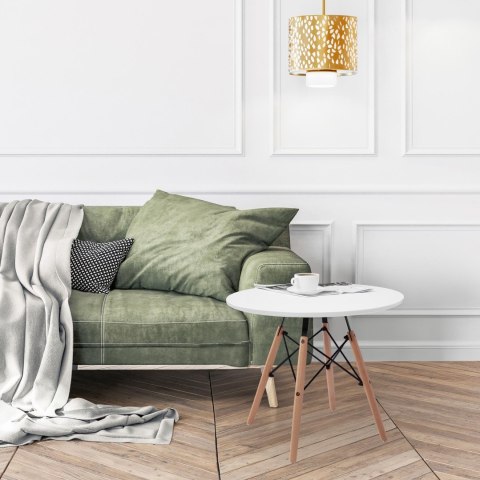 STOLIK OKRĄGŁY PARIS DTW 60 CM BIAŁY