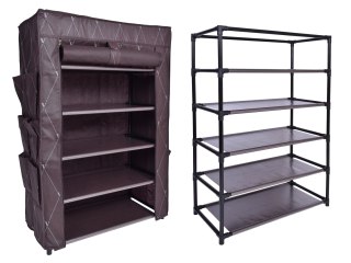 SZAFKA TEKSTYLNA NA OBUWIE VITTO - BRĄZ