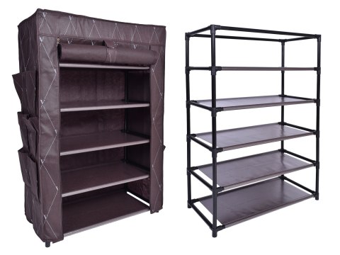 SZAFKA TEKSTYLNA NA OBUWIE VITTO - BRĄZ