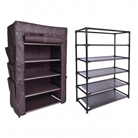 SZAFKA TEKSTYLNA NA OBUWIE VITTO - BRĄZ