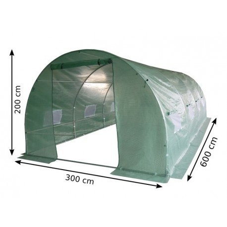 TUNEL FOLIOWY - SZKLARNIA OGRODOWA - 3X6 M