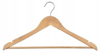 WIESZAK DREWNIANY RONDO KOMPLET 5 SZT JASNY BRĄZ