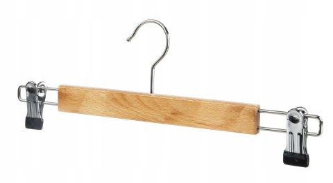 WIESZAK DREWNIANY NA SPÓDNICE 1 SZTUKA NATURAL