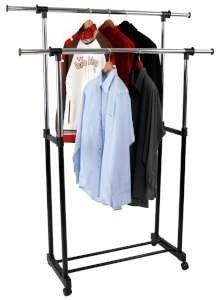 WIESZAK STOJĄCY NA KÓŁKACH OTTO BIS - PODWÓJNY