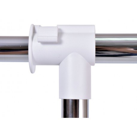 WIESZAK STOJĄCY NA KÓŁKACH OTTO BIAŁY - POJEDYNCZY