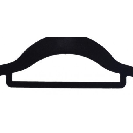 WIESZAK WELUROWY MAXI KOMPLET 5 SZT - CZARNY