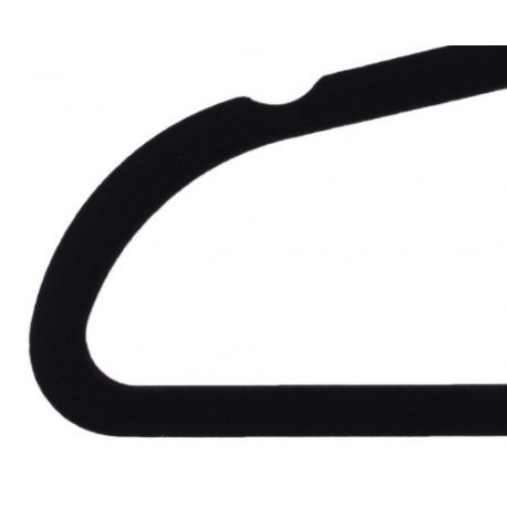 WIESZAK WELUROWY MAXI KOMPLET 5 SZT - CZARNY