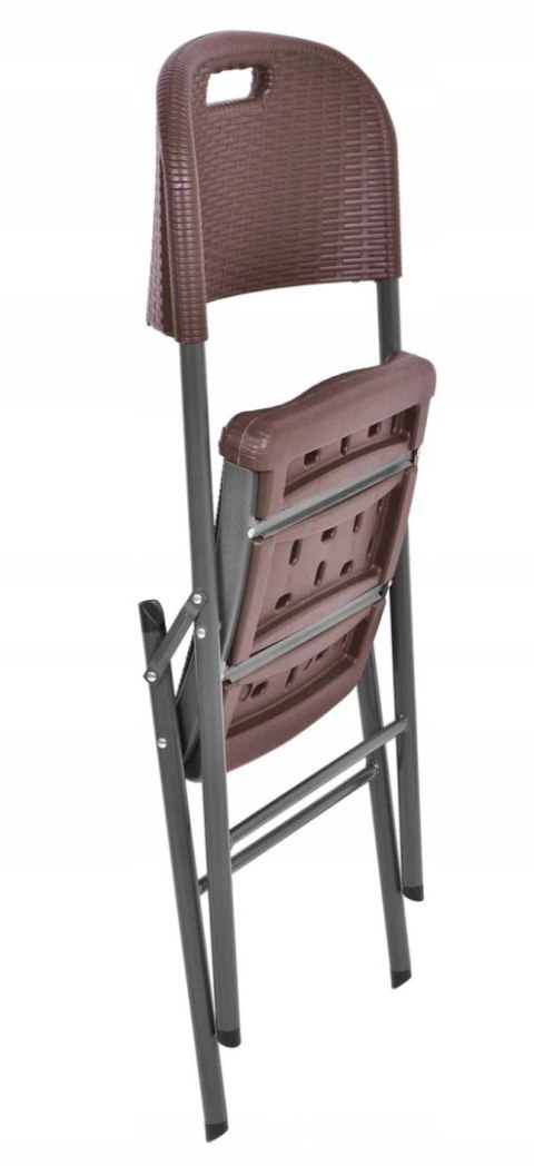 ZESTAW CATERINGOWY RATTAN STÓŁ 180 CM + 6 KRZESEŁ