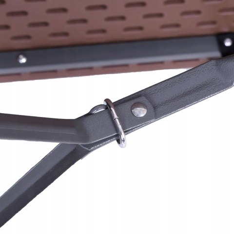 ZESTAW CATERINGOWY RATTAN STÓŁ 180 CM + 6 KRZESEŁ