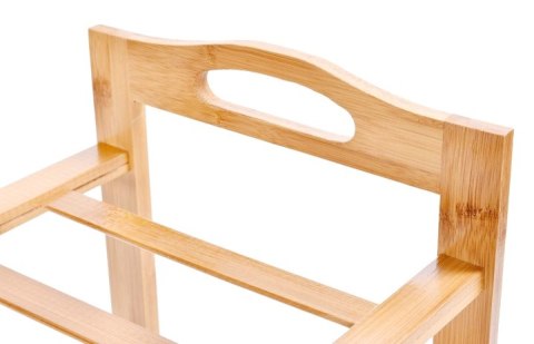 BAMBUSOWY REGAŁ NA BUTY 4 POZIOMY NERIA