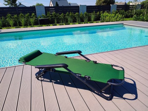 FOTEL LEŻAK LEON ZIELONY