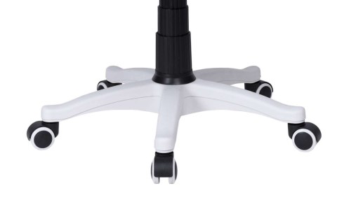 FOTEL BIUROWY BIANCO BIAŁO-RÓŻOWY