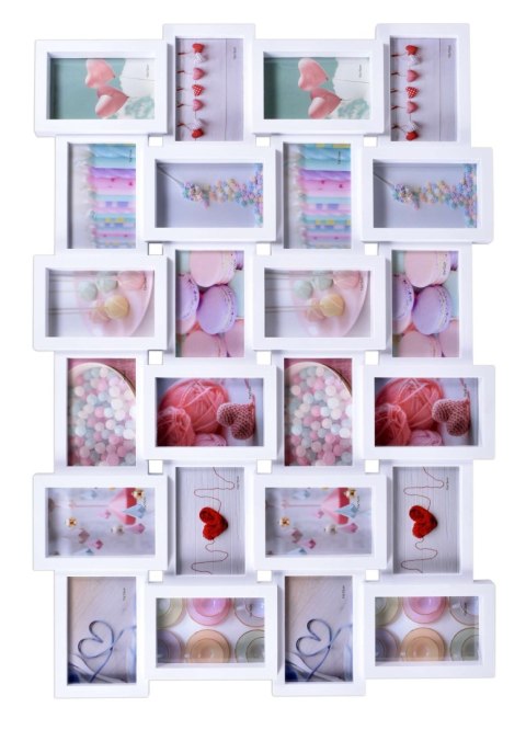 FOTORAMKA NA 24 ZDJĘCIA SOLANO BIAŁA