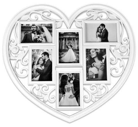 FOTORAMKA NA 6 ZDJĘĆ BREVA BIAŁA