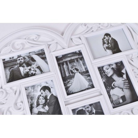 FOTORAMKA NA 6 ZDJĘĆ BREVA BIAŁA