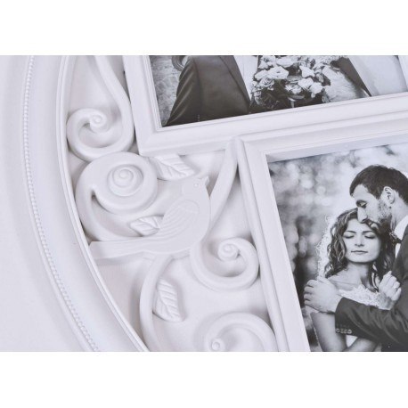 FOTORAMKA NA 6 ZDJĘĆ BREVA BIAŁA