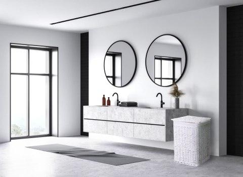 KOSZ WIKLINOWY BIAŁY 72 L