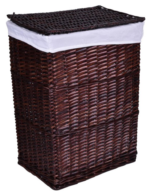 KOSZ WIKLINOWY BRĄZOWY 72 L