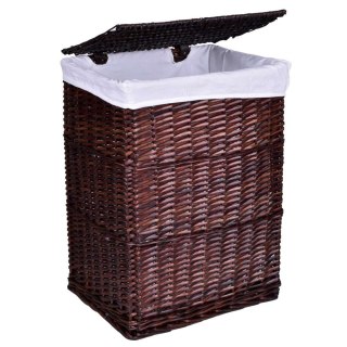 KOSZ WIKLINOWY BRĄZOWY 72 L