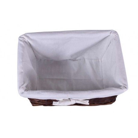 KOSZYK WIKLINOWY 30X20X15 - BRĄZOWY