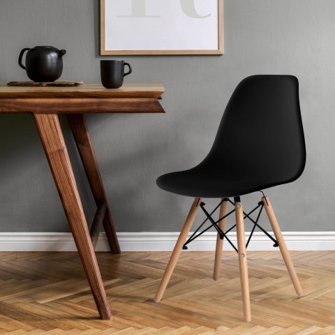 KRZESŁO NOWOCZESNE MILANO DSW PP CZARNY