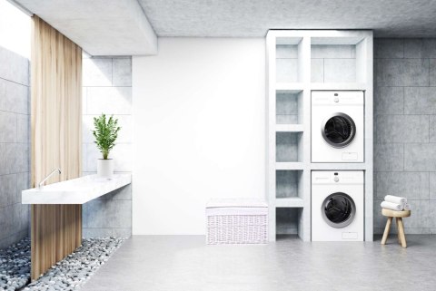 KUFER WIKLINOWY BIAŁY 105 L