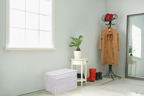 KUFER WIKLINOWY BIAŁY 160 L