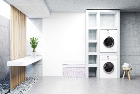 KUFER WIKLINOWY BIAŁY 160 L