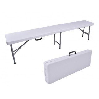 ŁAWKA CATERINGOWA SKŁADANA 180 CM BIAŁA